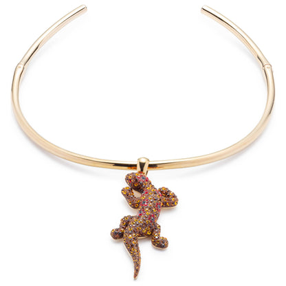 Front view of Swarovski Lizard Women's Necklace 5546231