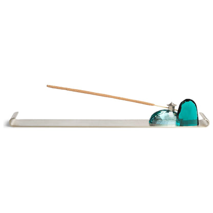 Front view of Swarovski Among Blue Mountains Incense Holder 5557821