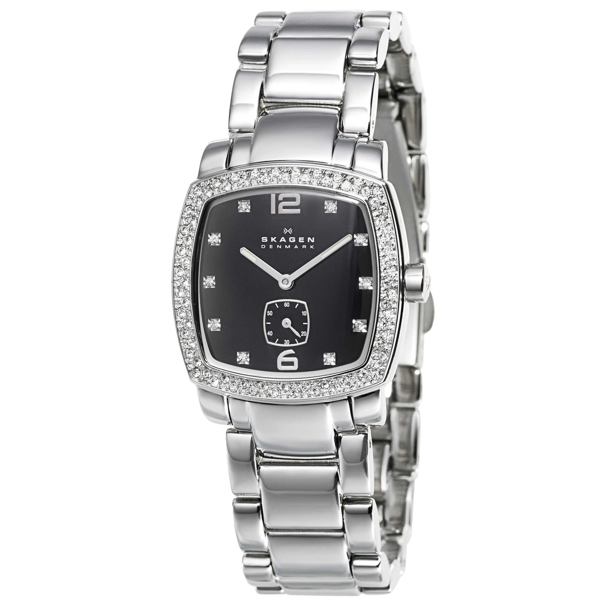 Front view of Skagen Classic Women's Japanese Quartz (Battery-Powered) Watch 555SSXB