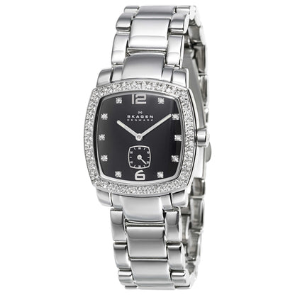 Front view of Skagen Classic Women's Japanese Quartz (Battery-Powered) Watch 555SSXB