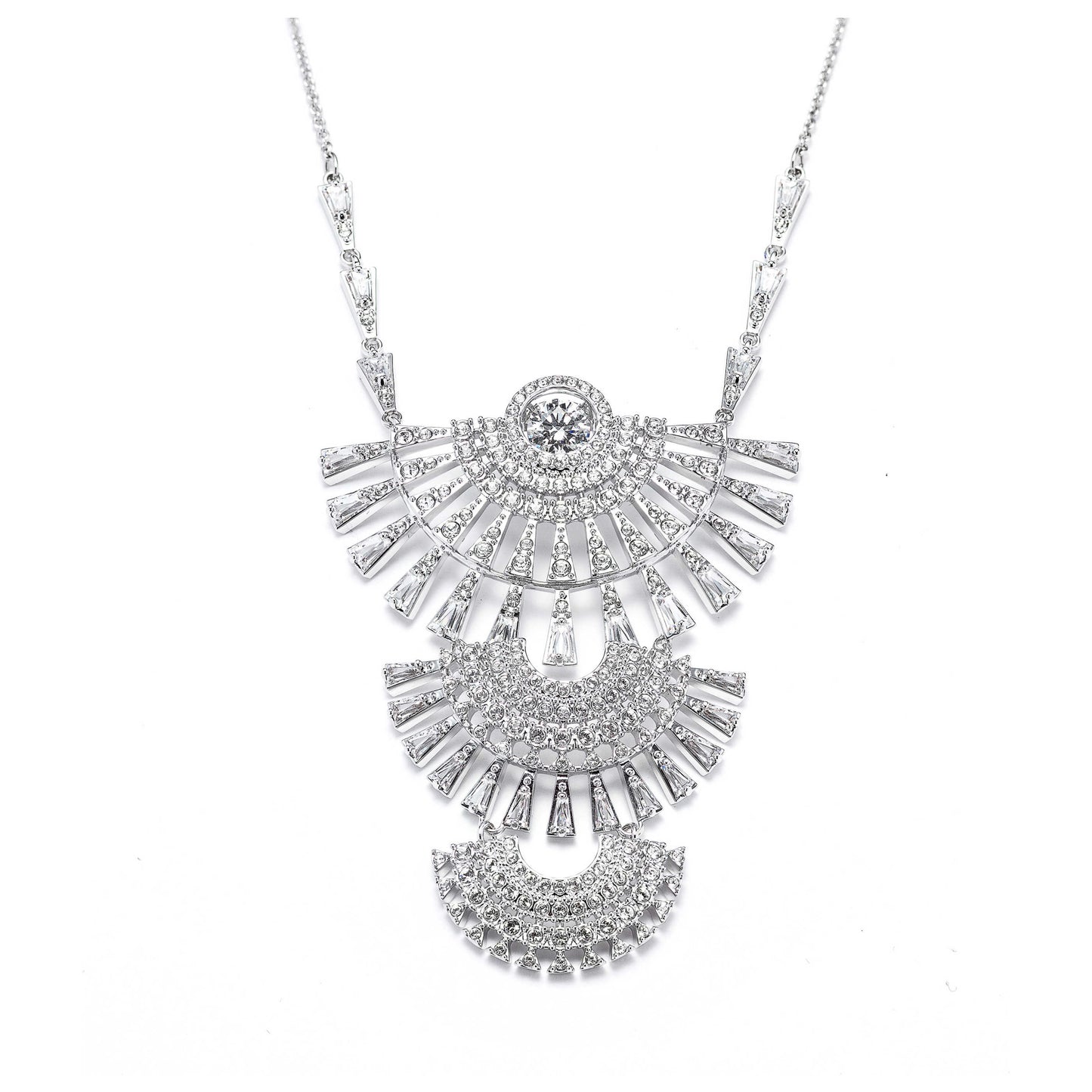 Front view of Swarovski Sparkling Dance Women's Necklace 5564432
