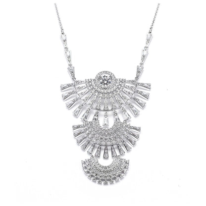 Front view of Swarovski Sparkling Dance Women's Necklace 5564432