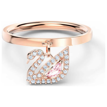 Front view of Swarovski Dazzling Swan Women's Ring 5569924