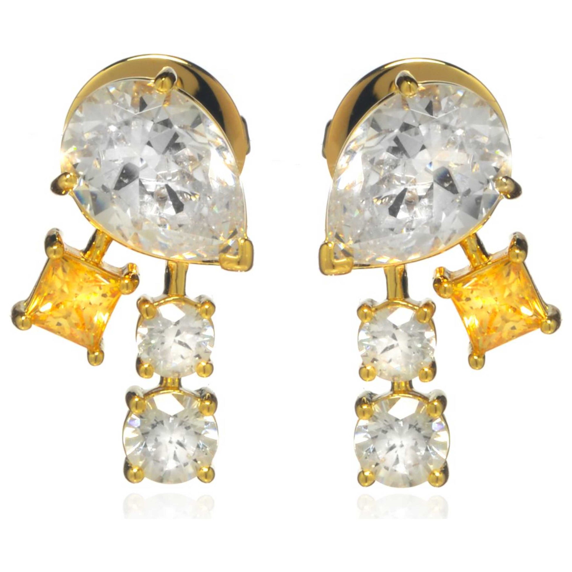 Front view of Swarovski Film PC Women's Earrings 5572835