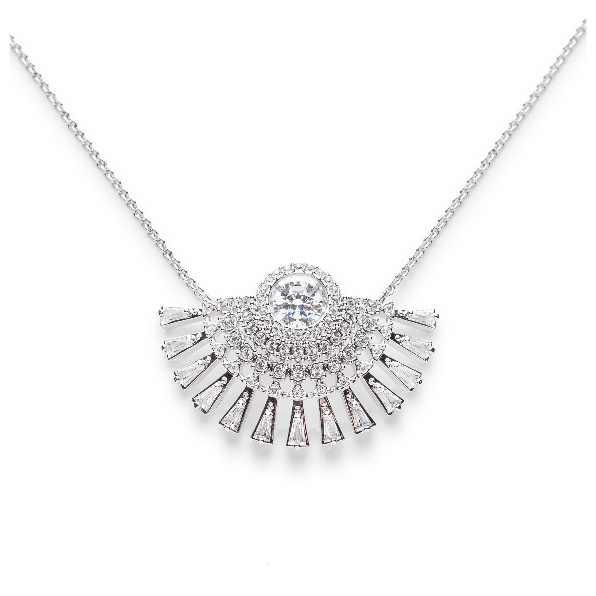 Front view of Swarovski Sparkling Dance Women's Necklace 5573694