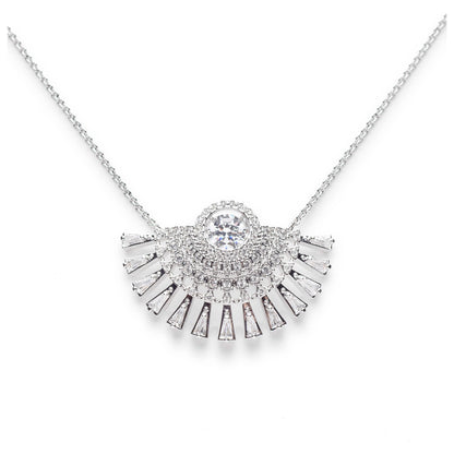 Front view of Swarovski Sparkling Dance Women's Necklace 5573694