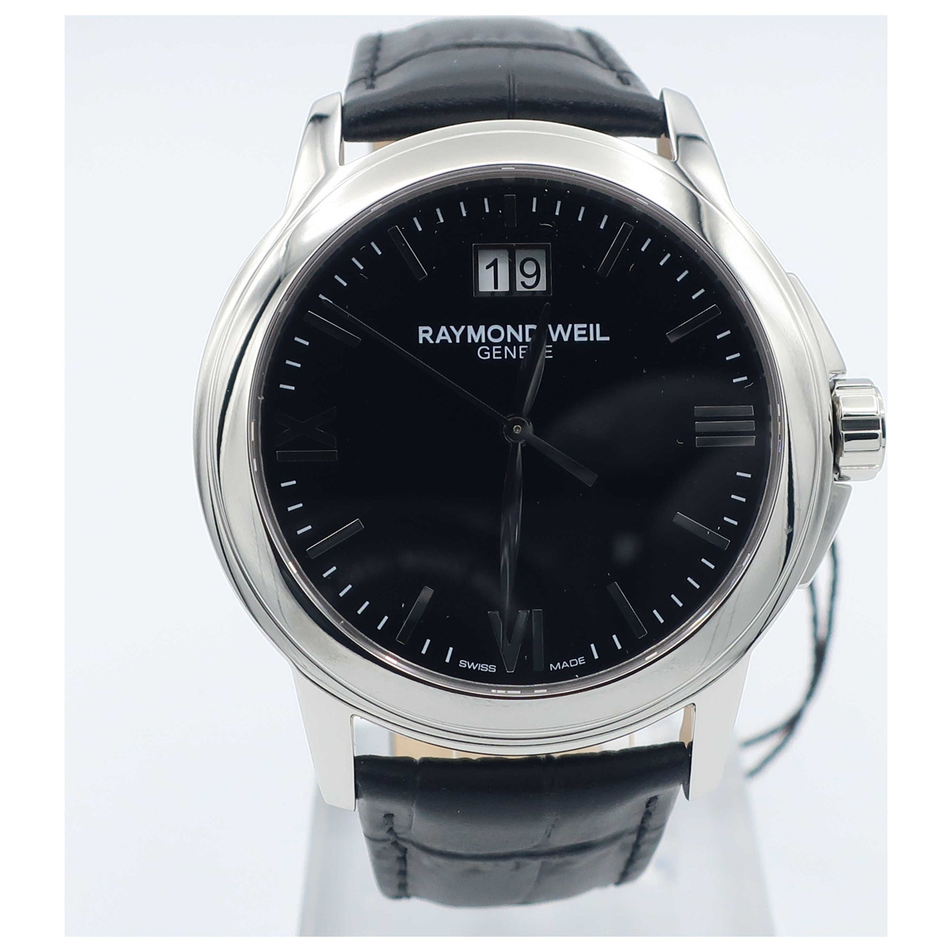 Front view of Raymond Weil Tradition Men's Swiss Quartz (Battery-Powered) Watch 5576-ST-00207-SD