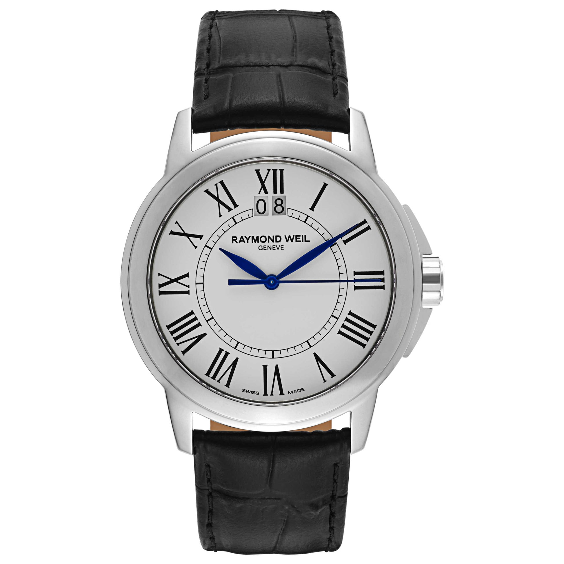 Front view of Raymond Weil Tradition Men's Swiss Quartz (Battery-Powered) Watch 5576-ST-00300