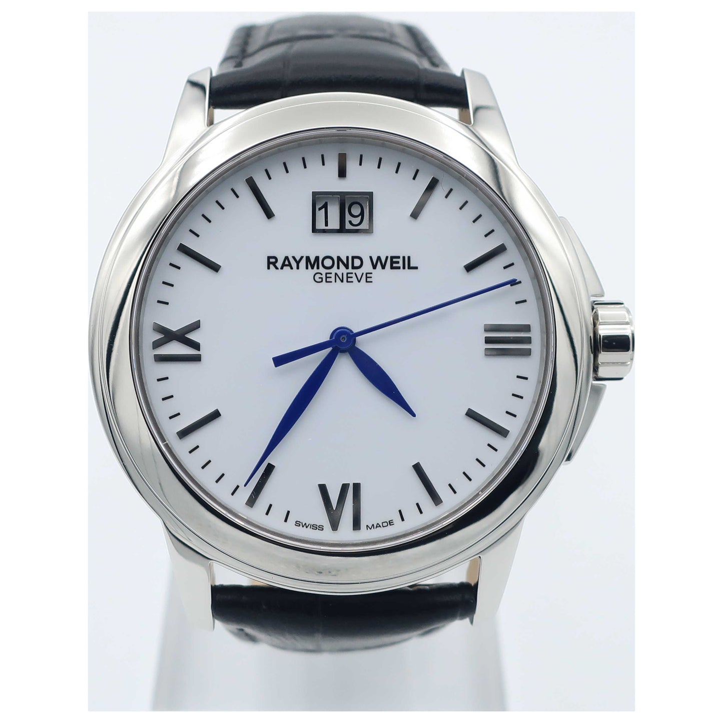 Front view of Raymond Weil Tradition Men's Swiss Quartz (Battery-Powered) Watch 5576-ST-00307-SD