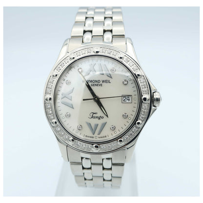 Front view of Raymond Weil Tango Men's Swiss Quartz (Battery-Powered) Watch 5590-STS-97650-PO
