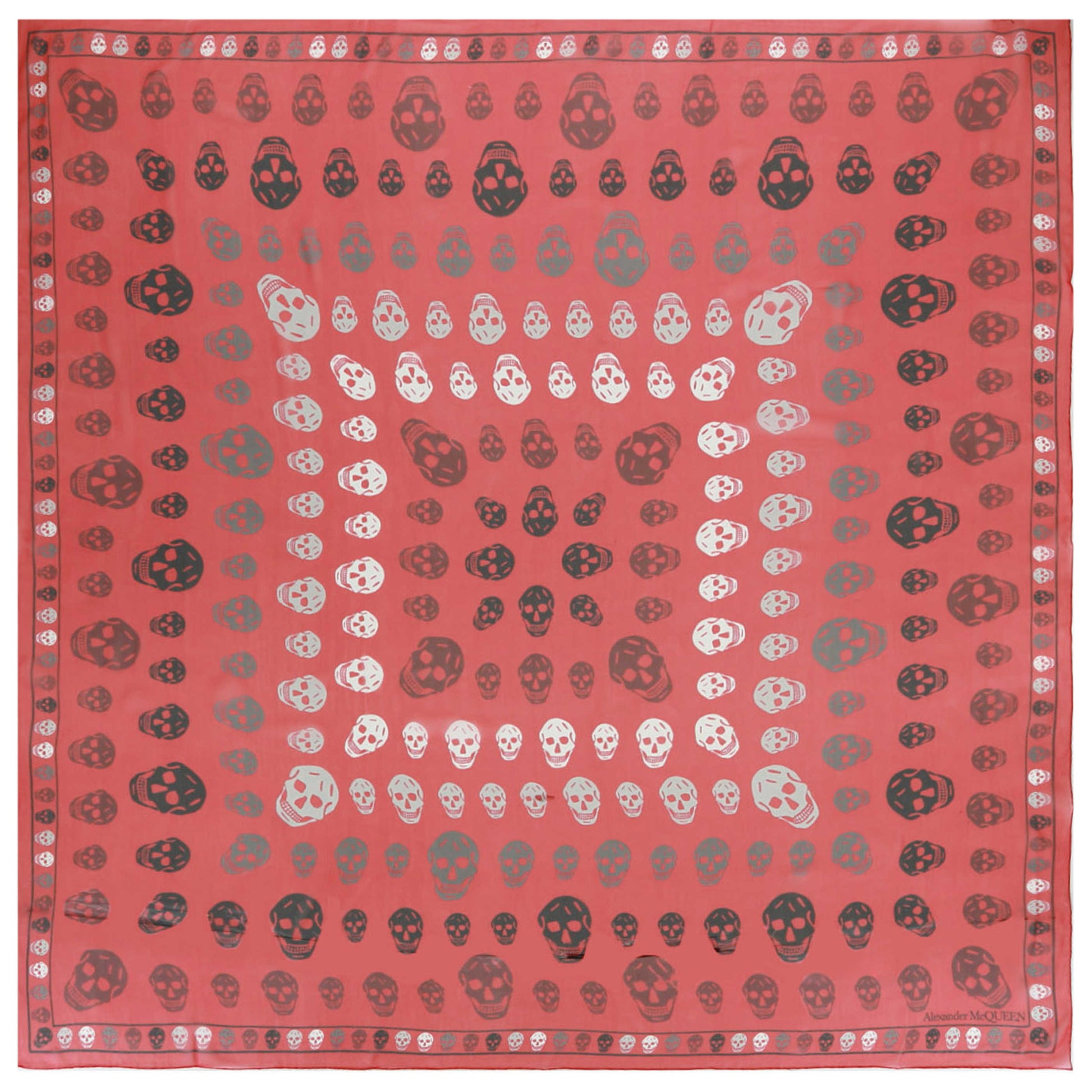 Front view of Alexander McQueen Women's Scarves 559063-3060Q-6462