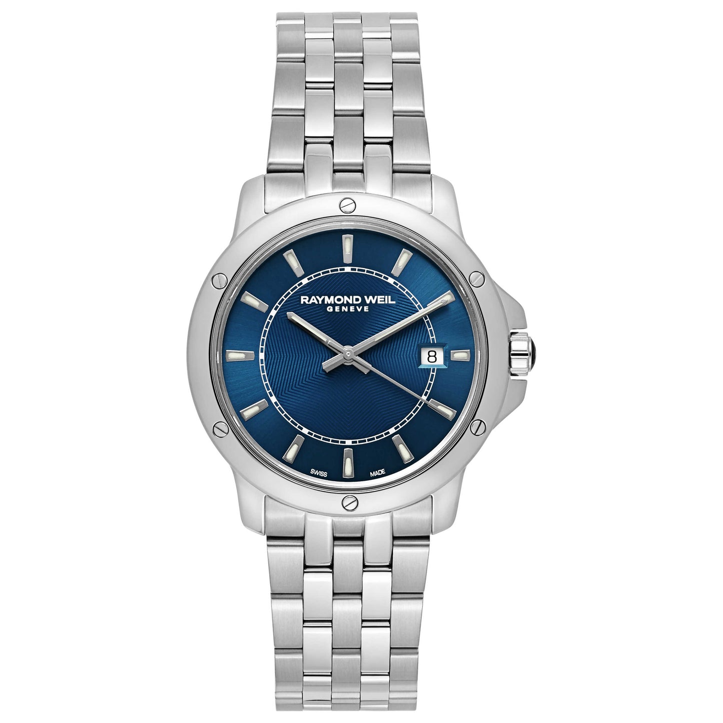 Front view of Raymond Weil Tango Men's Swiss Quartz (Battery-Powered) Watch 5591-ST-50001