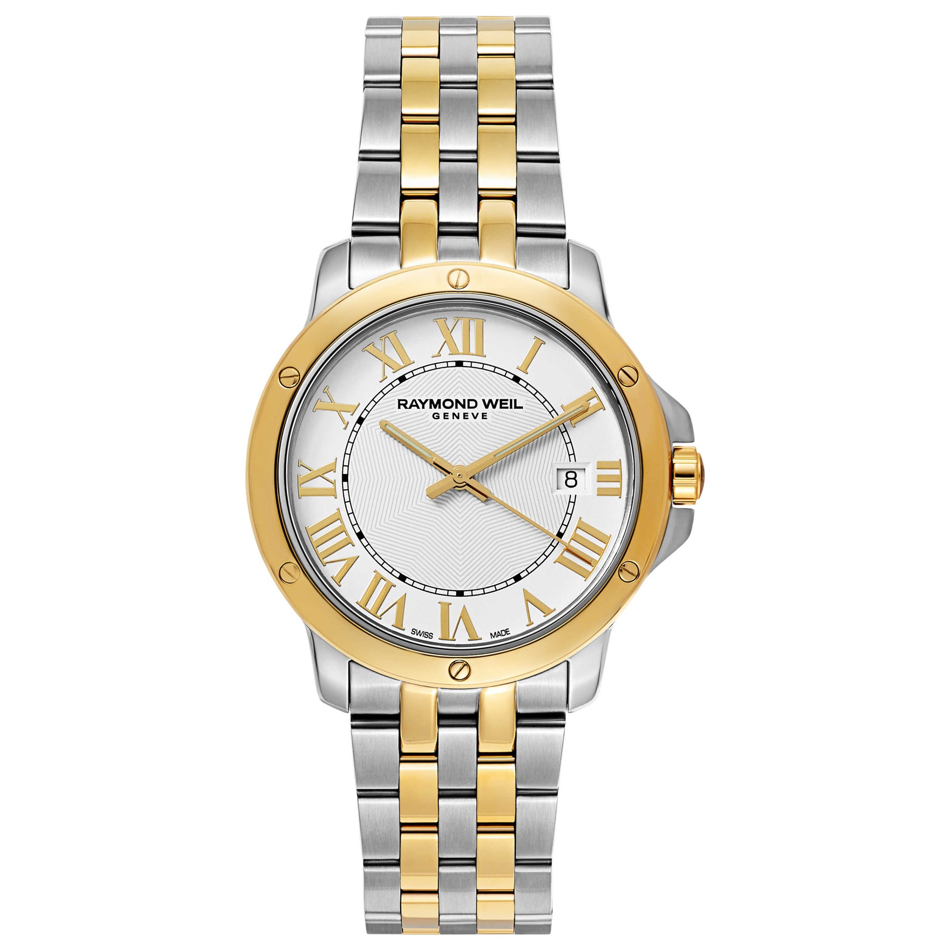 Front view of Raymond Weil Tango Men's Swiss Quartz (Battery-Powered) Watch 5591-STP-00308