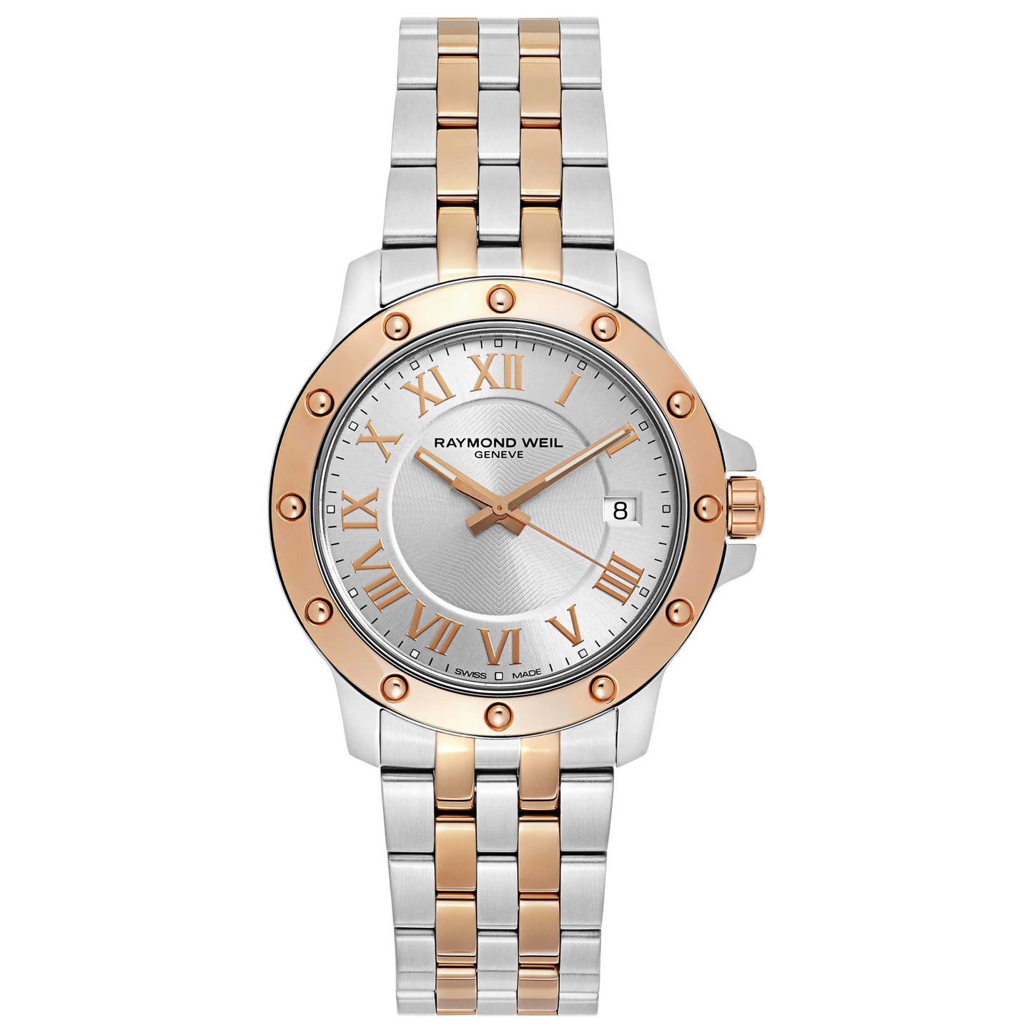 Front view of Raymond Weil Tango Men's Swiss Quartz (Battery-Powered) Watch 5599-SB5-00658
