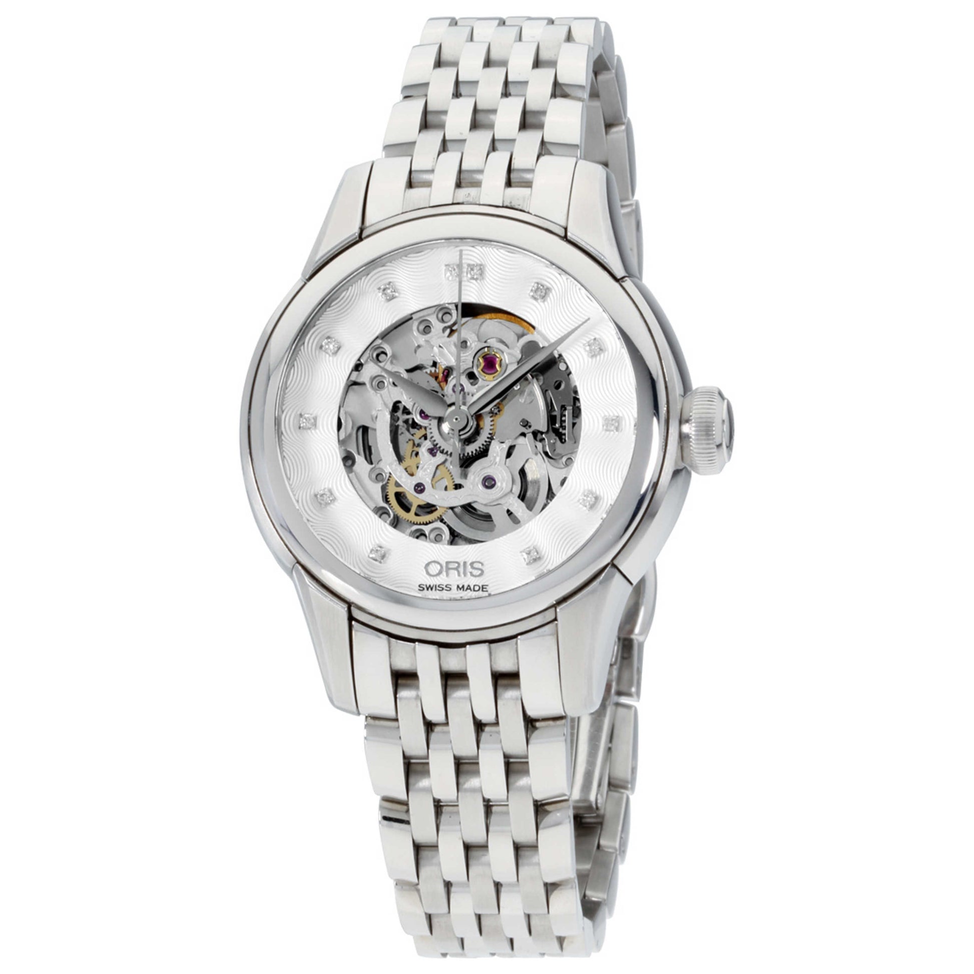 Front view of Oris Artelier Women's Automatic Watch 56076874019MB
