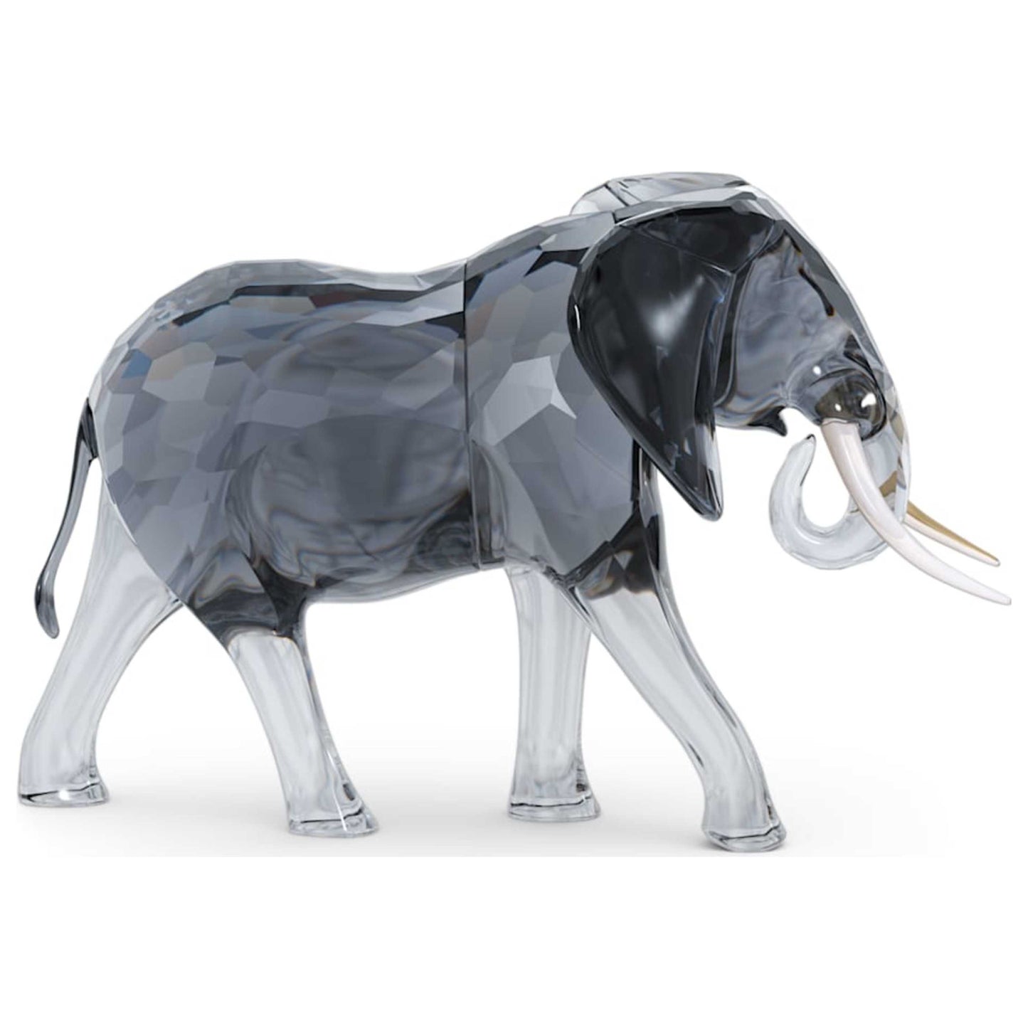 Front view of Swarovski Elegance of Africa: Elephant Figurine 5611302