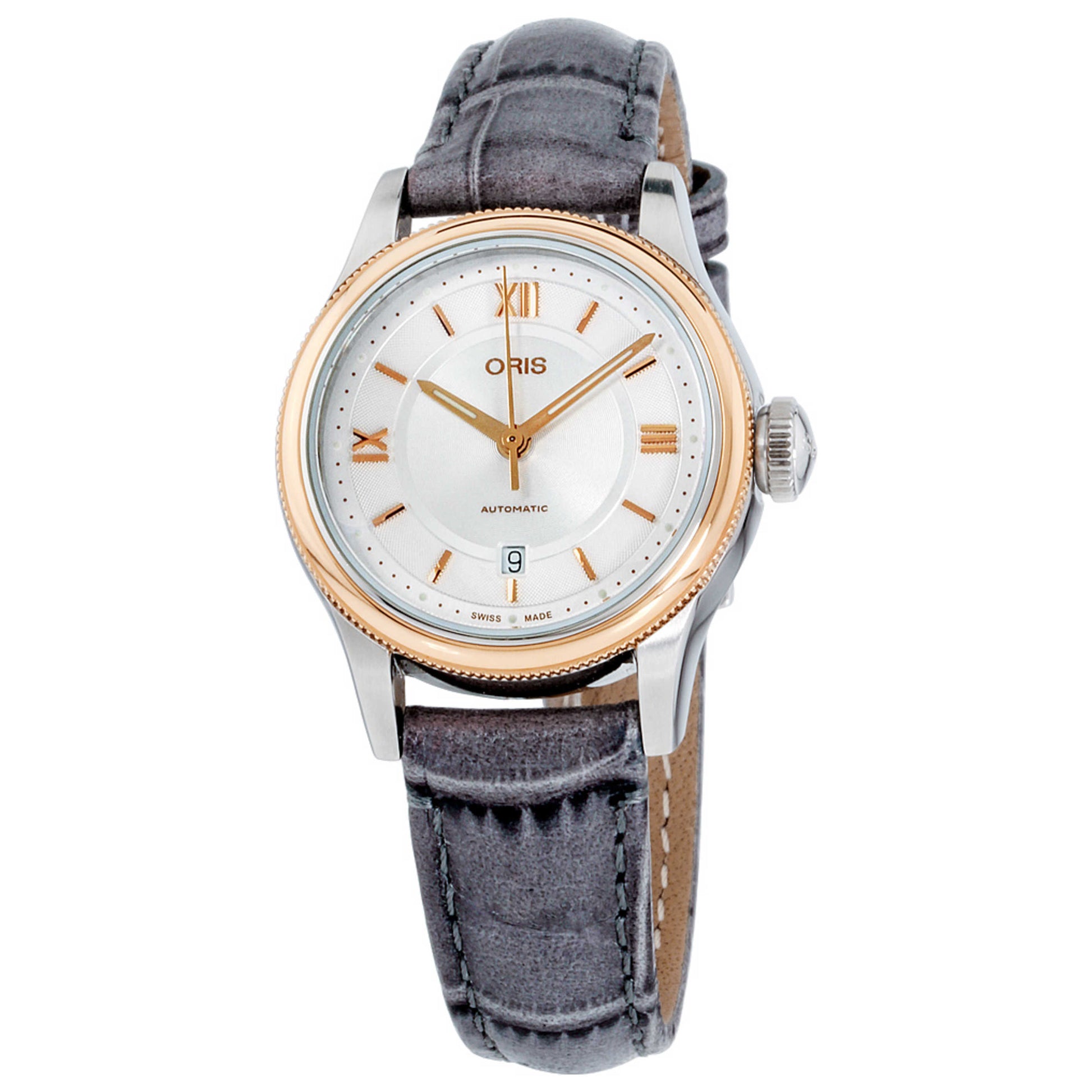 Front view of Oris Classic Women's Automatic Watch 56177184371LSGRY