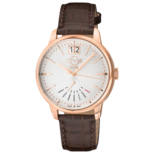 Front view of GV2 by Gevril Rovescio Men's Quartz Watch 56212