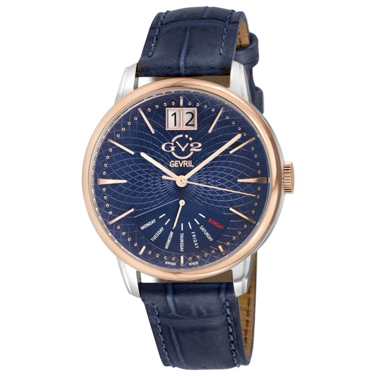 Front view of GV2 by Gevril Rovescio Men's Quartz Watch 56215