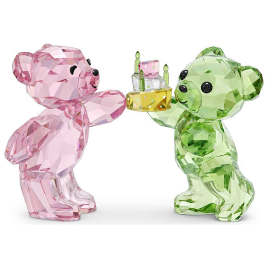 Front view of Swarovski Kris Bear Birthday Bears Ornament 5639858