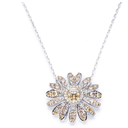 Front view of Swarovski Eternal Flower Women's Necklace 5642869