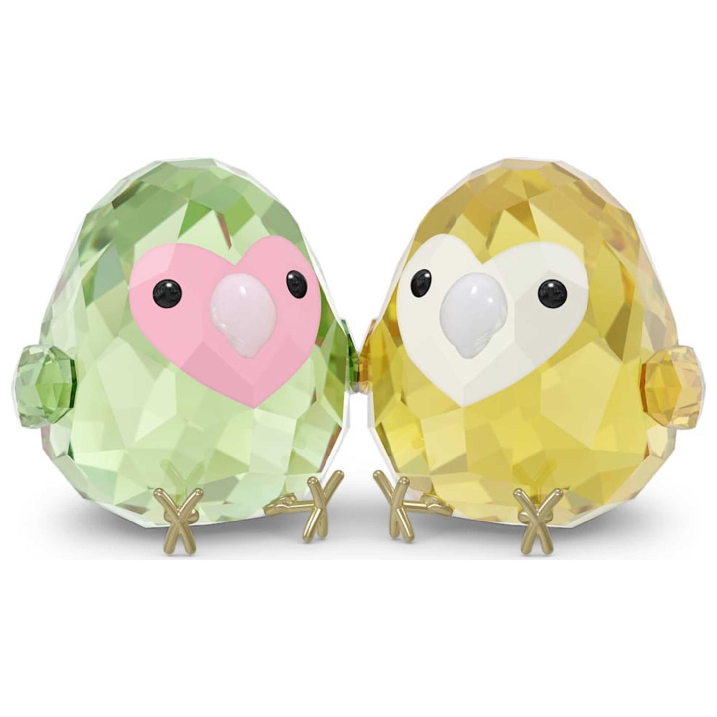 Front view of Swarovski Love Bird Couple Figurine 5644844