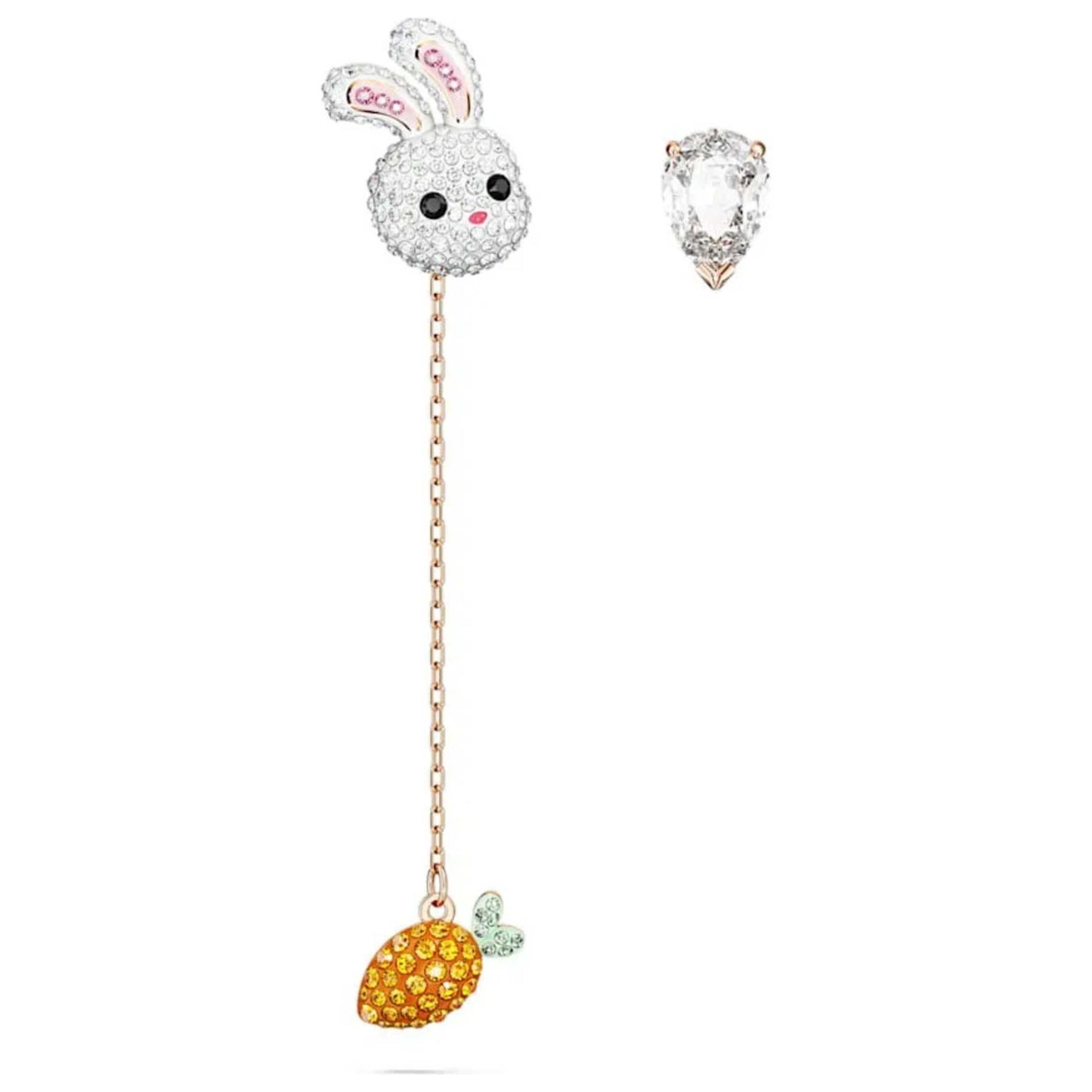 Front view of Swarovski Zodiac Rabbit Women's Earrings 5647972