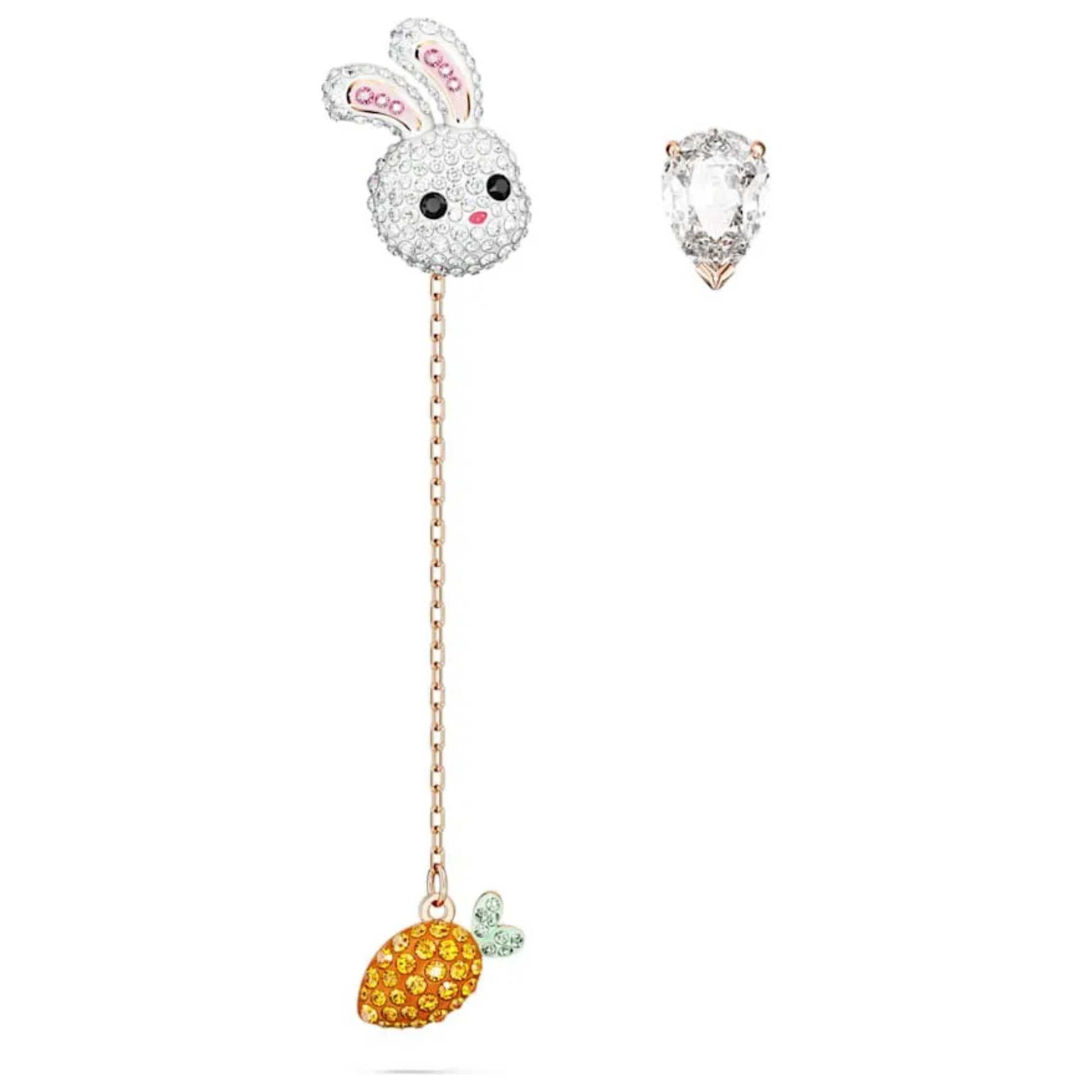 Front view of Swarovski Zodiac Rabbit Women's Earrings 5647972