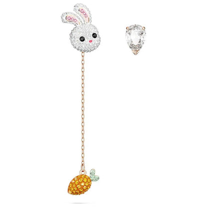 Front view of Swarovski Zodiac Rabbit Women's Earrings 5647972