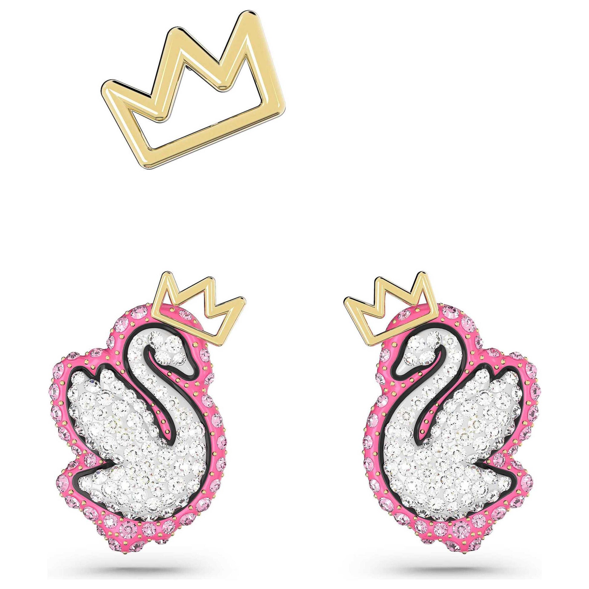 Front view of Swarovski Pop Swan Women's Earring 5649197