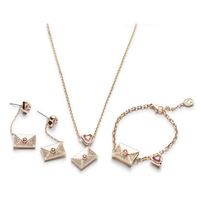 Front view of Swarovski Letra Women's Jewelry Set 5665866