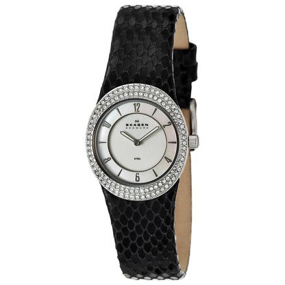 Front view of Skagen Studio Women's Japanese Quartz (Battery-Powered) Watch 566XSSLB8