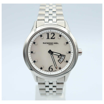 Front view of Raymond Weil Freelancer Women's Swiss Quartz (Battery-Powered) Watch 5670-ST-05985-SD2