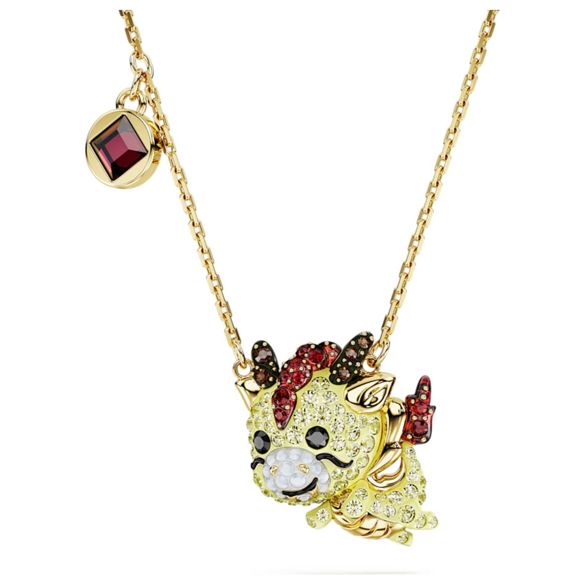 Front view of Swarovski Chinese Zodiac Dragon Women's Necklace 5676540