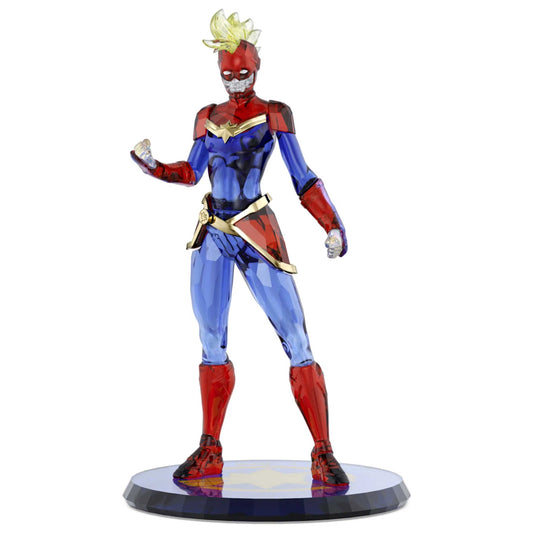 Front view of Swarovski Marvel: Captain Marvel Figurine 5677461