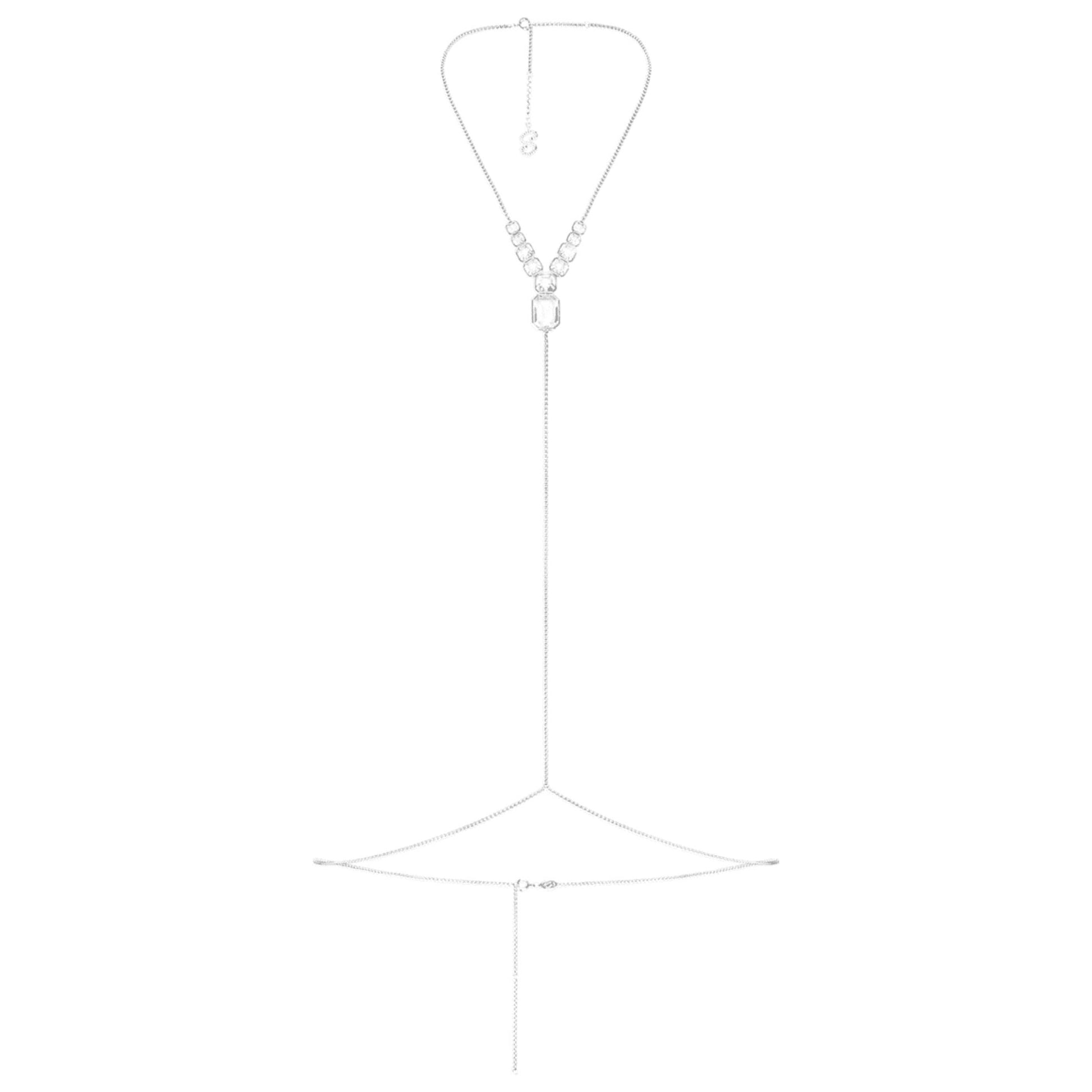 Front view of Swarovski Skims Women's Body Chain 5678062