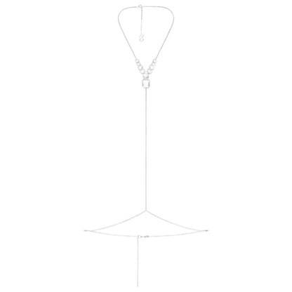 Front view of Swarovski Skims Women's Body Chain 5678062