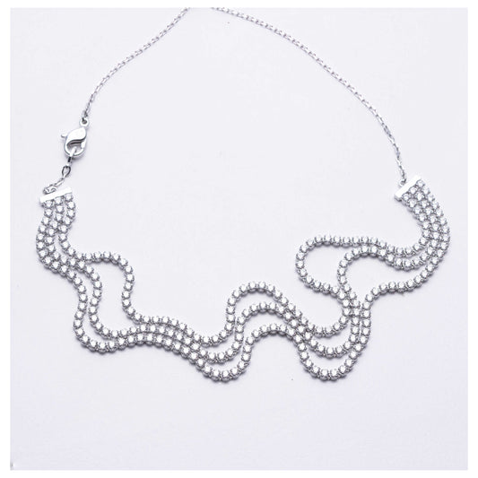 Right view of Swarovski Matrix Women's Choker 5685755