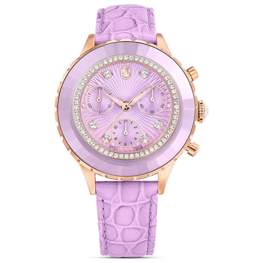 Front view of Swarovski Octa Women's Quartz Watch 5690804