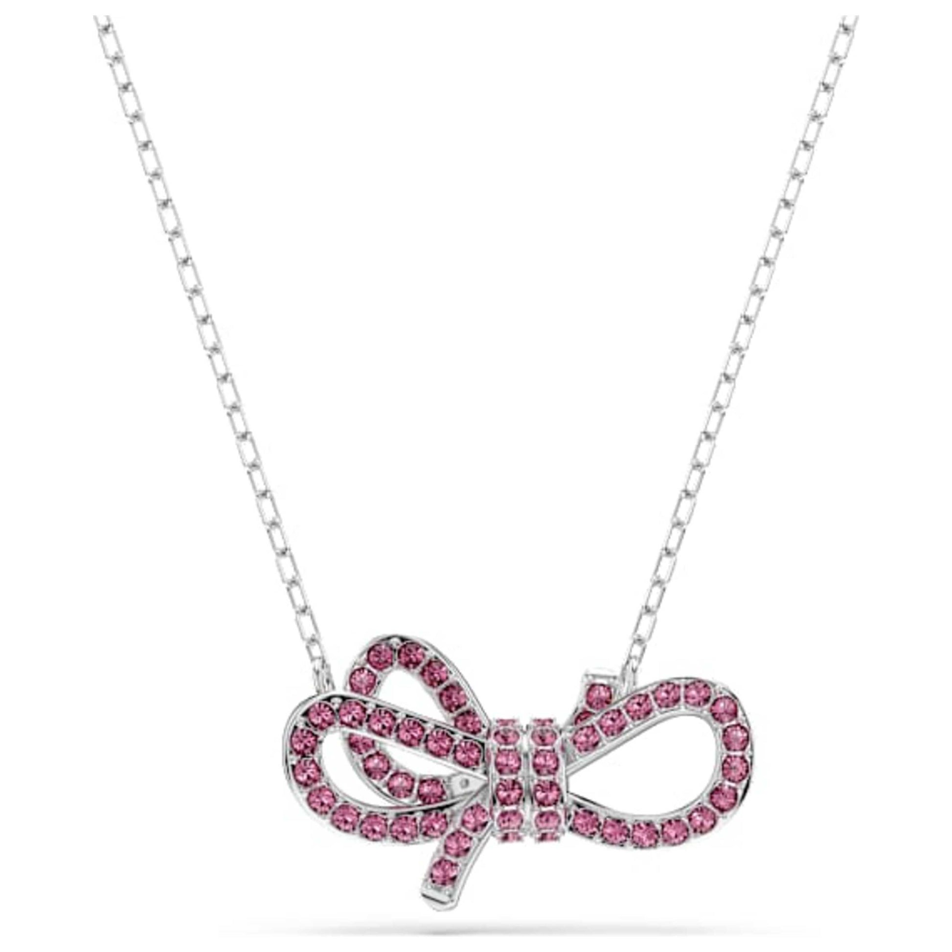Front view of Swarovski Lifelong Bow Women's Necklace 5723556