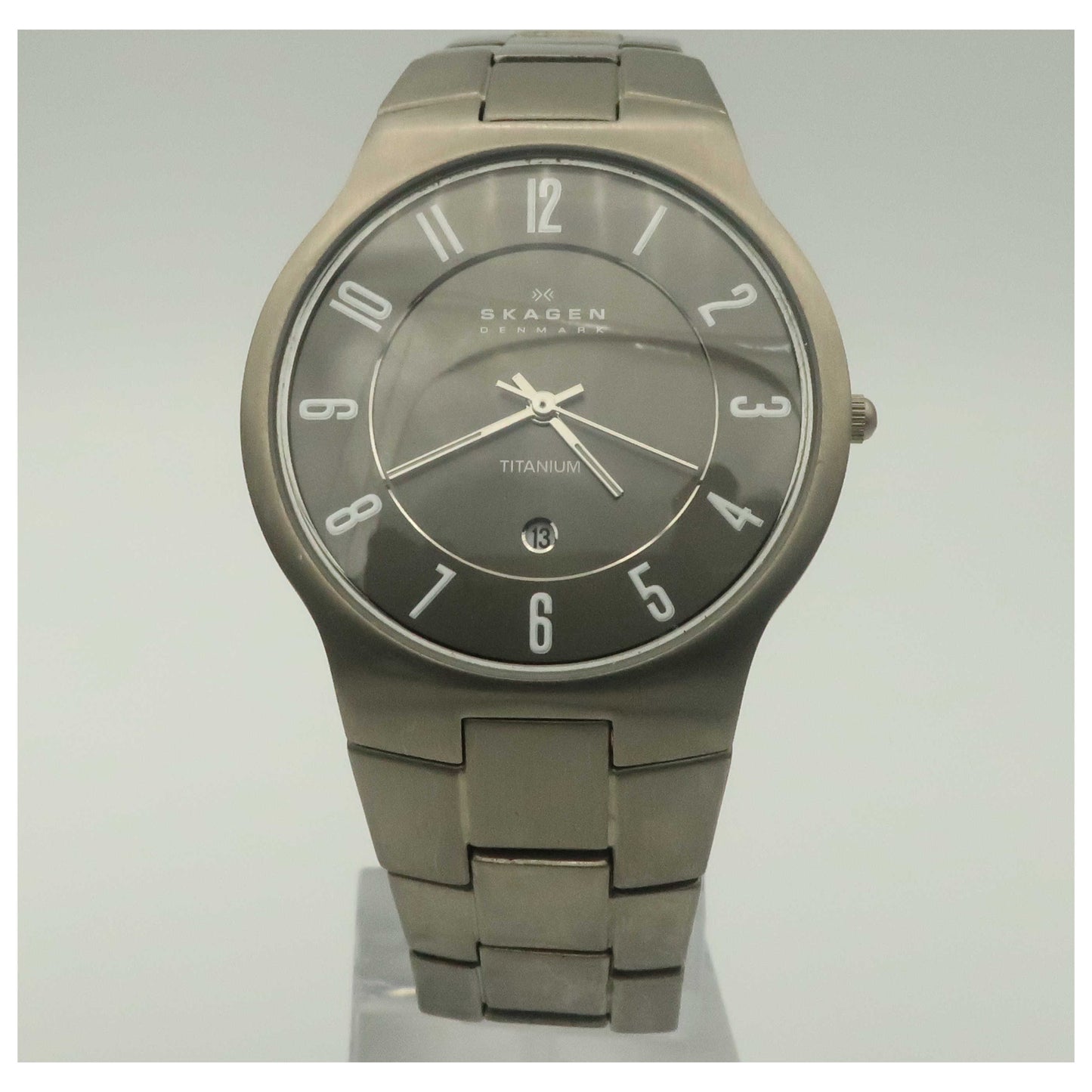 Front view of Skagen Titanium Men's Quartz Watch 572XLTXM-PO