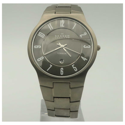 Front view of Skagen Titanium Men's Quartz Watch 572XLTXM-PO