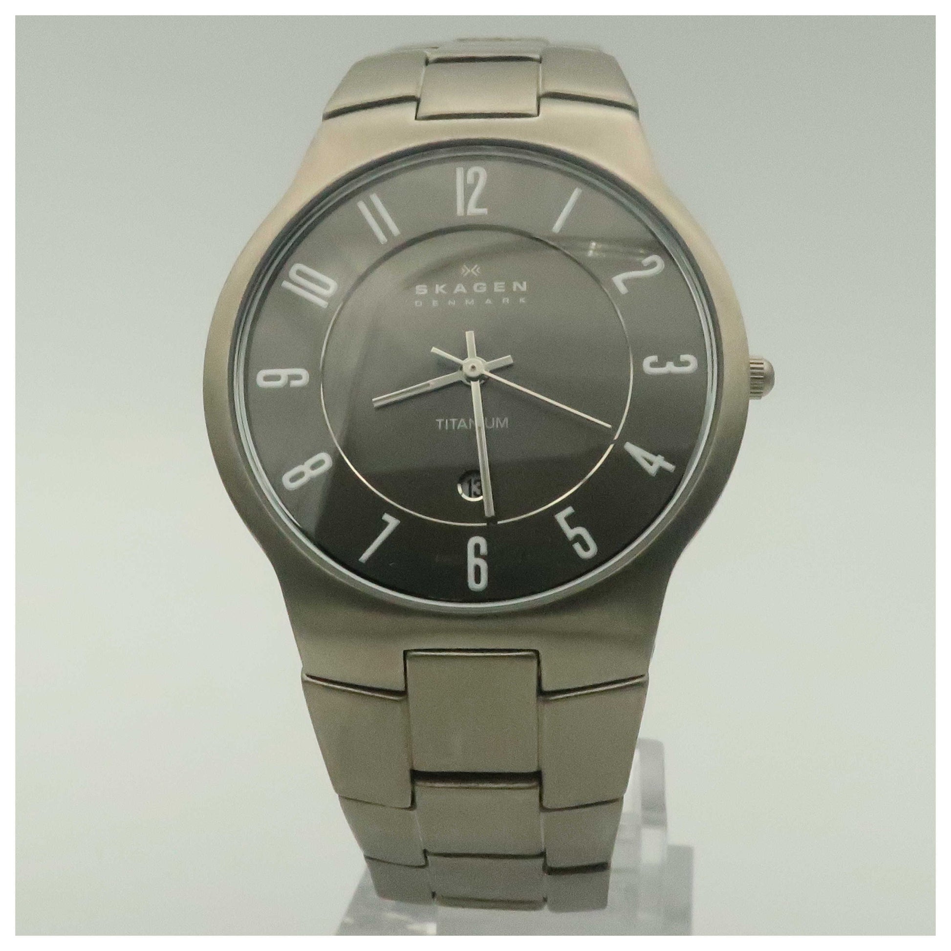 Front view of Skagen Titanium Men's Quartz Watch 572XLTXM-SDV