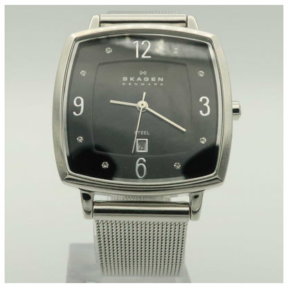 Front view of Skagen Mesh Women's Quartz Watch 577SSSB-PO