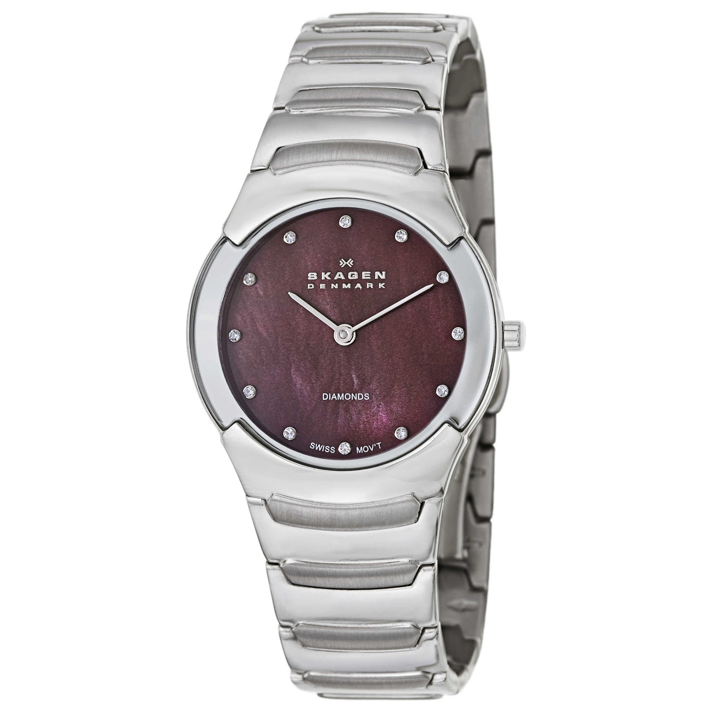 Front view of Skagen Swiss Women's Swiss Quartz (Battery-Powered) Watch 582SSXDD