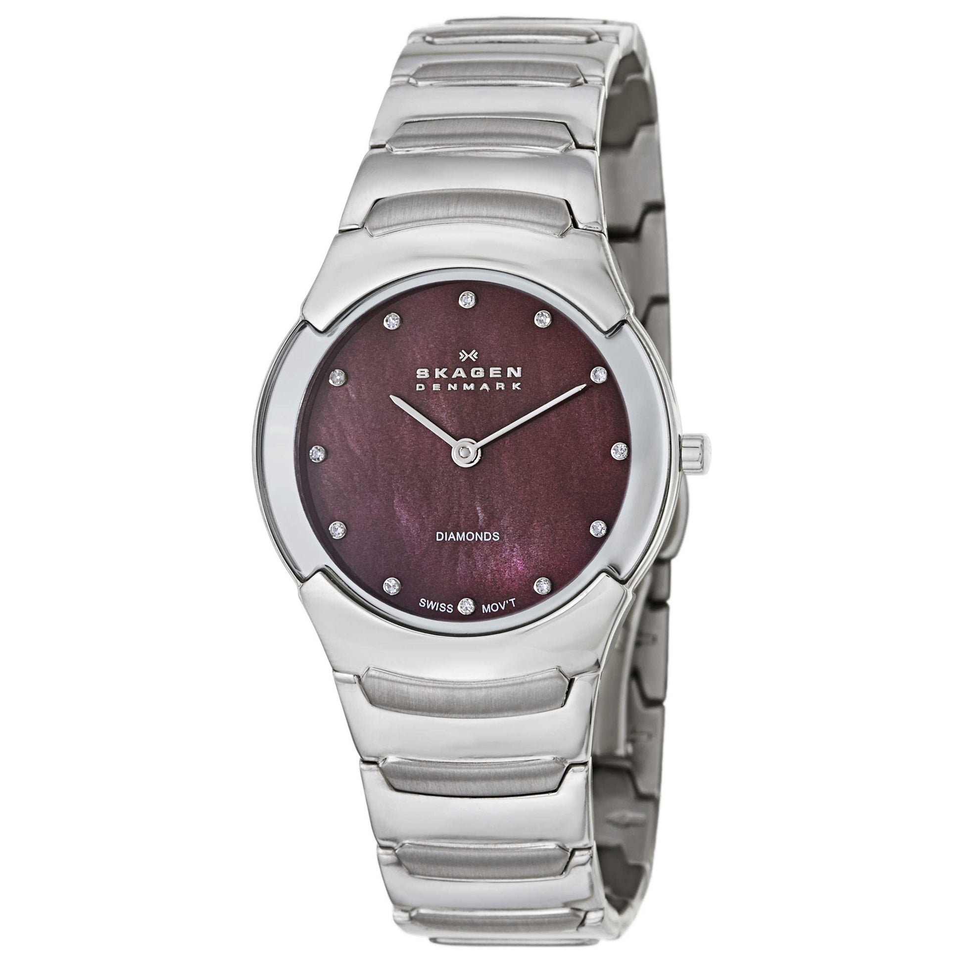 Front view of Skagen Swiss Women's Swiss Quartz (Battery-Powered) Watch 582SSXDD