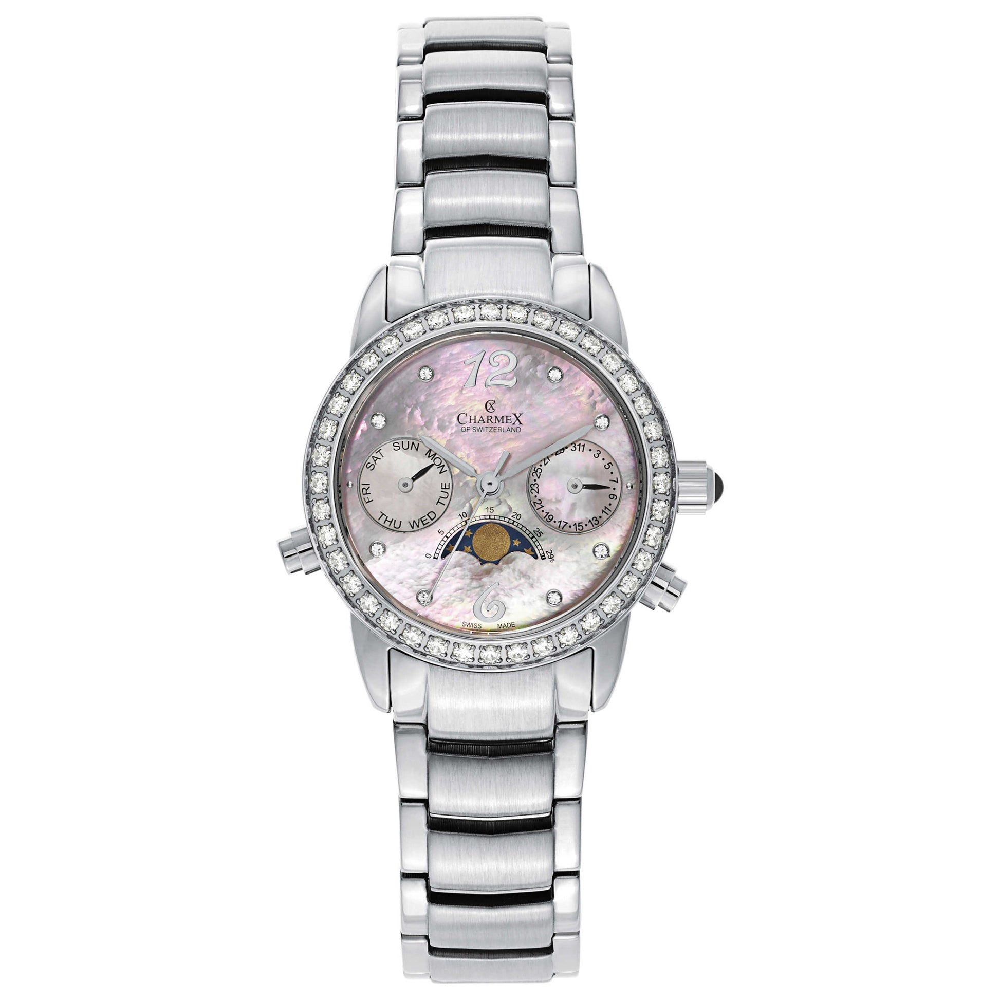 Front view of Charmex Mandalay Women's Swiss Quartz (Battery-Powered) Watch 5923