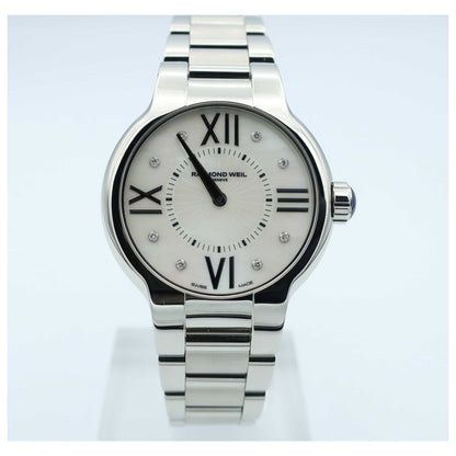 Front view of Raymond Weil Noemia Women's Swiss Quartz (Battery-Powered) Watch 5932-ST-00995-SDV