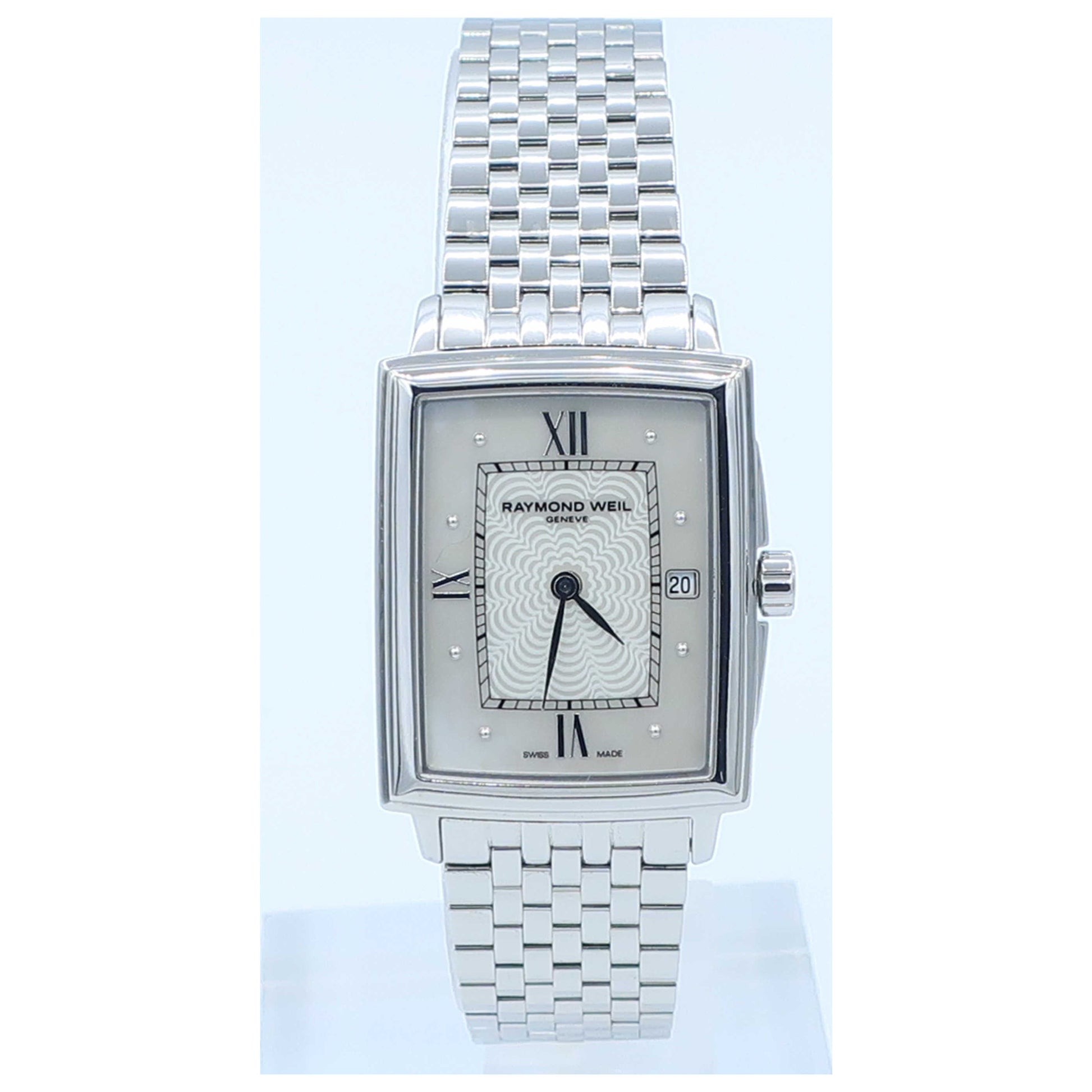 Front view of Raymond Weil Tradition Women's Swiss Quartz (Battery-Powered) Watch 5956-ST-00915-PO