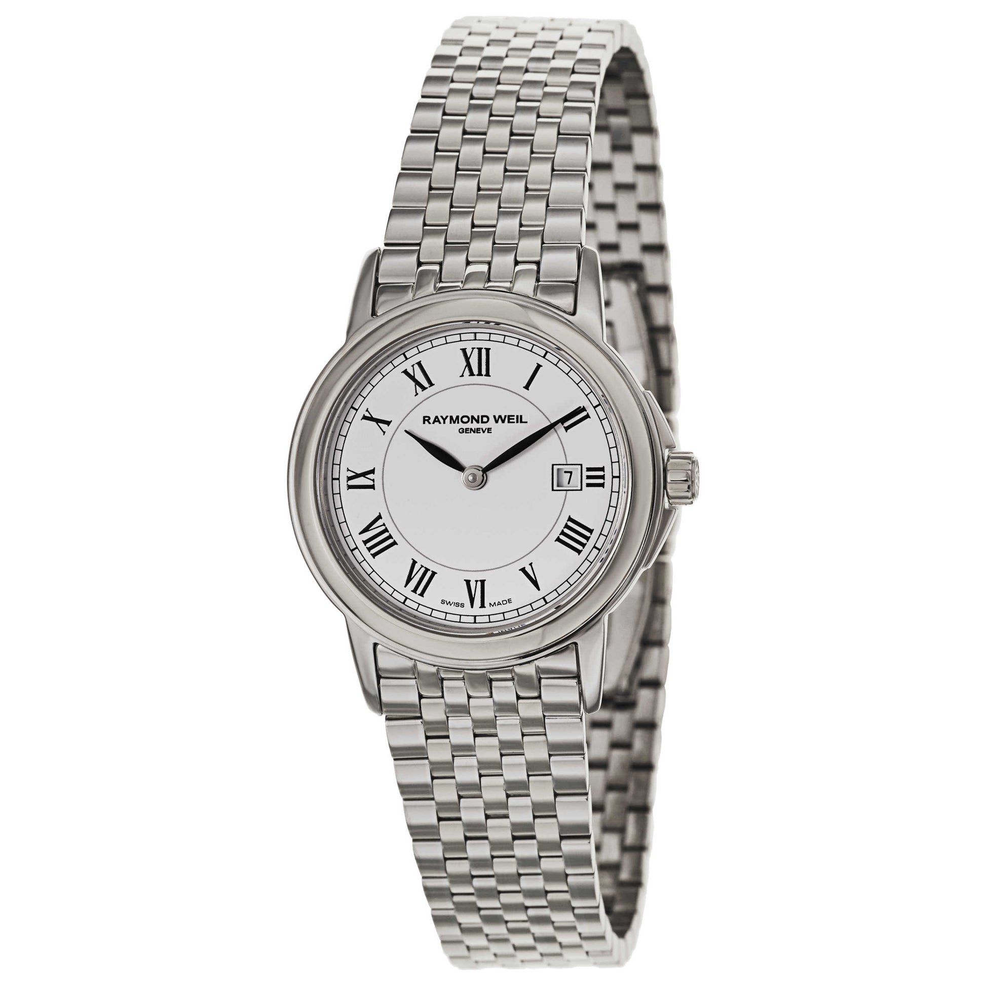 Front view of Raymond Weil Tradition Women's Swiss Quartz (Battery-Powered) Watch 5966-ST-00300